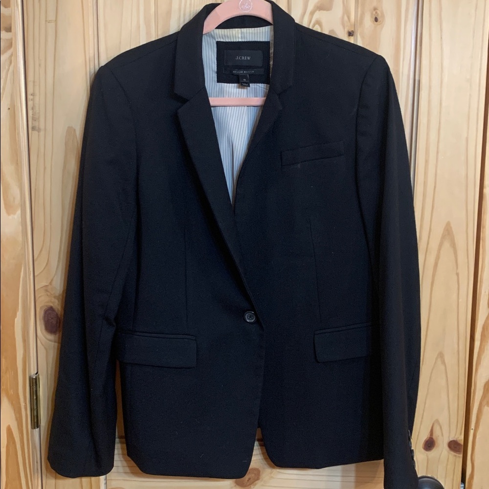 J. Crew Black Blazer Size 12